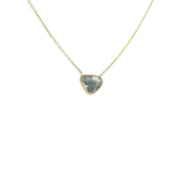 Organic Diamond Slice Choker Necklace