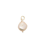 Charms doré perle de culture rose