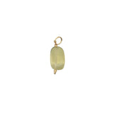 Charms doré prehnite lisse