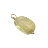 Charms doré prehnite lisse