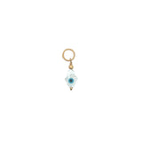 Charms doré main de Fatma en nacre avec oeil
