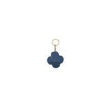 Charm doré trèfle lapis lazulis 12 mm