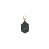 Charms doré tortue taillée dans du quartz fumé