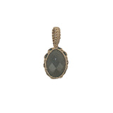 Charms Johri Bazaar quartz fumé et fil doré