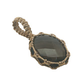 Charms Johri Bazaar quartz fumé et fil doré