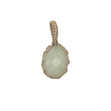 Charms Johri Bazaar M prehnite et fil doré