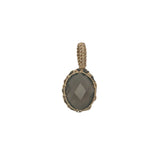 Charms Johri Bazaar M quartz fumé et fil doré