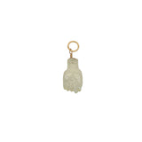 Charms doré Figa taillé dans du quartz citron