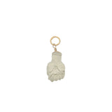 Charms doré Figa taillé dans du quartz citron