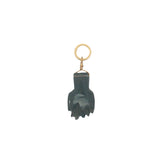 Charms doré Figa taillé dans du quartz fumé