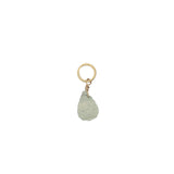 Charms doré prehnite en goutte