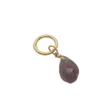 Charms doré tourmaline en goutte