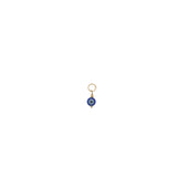 Charms doré petit oeil en verre soufflé