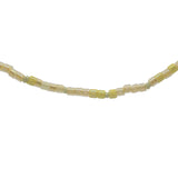Collier doré perles Miyuki jaunes 42 cm