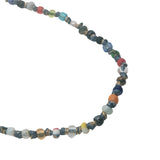 Collier doré mini perles multicolores 64 cm