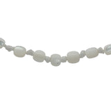 Collier doré avec perles en nacre  75 cm