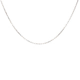 Collier doré fine maille rectangle
