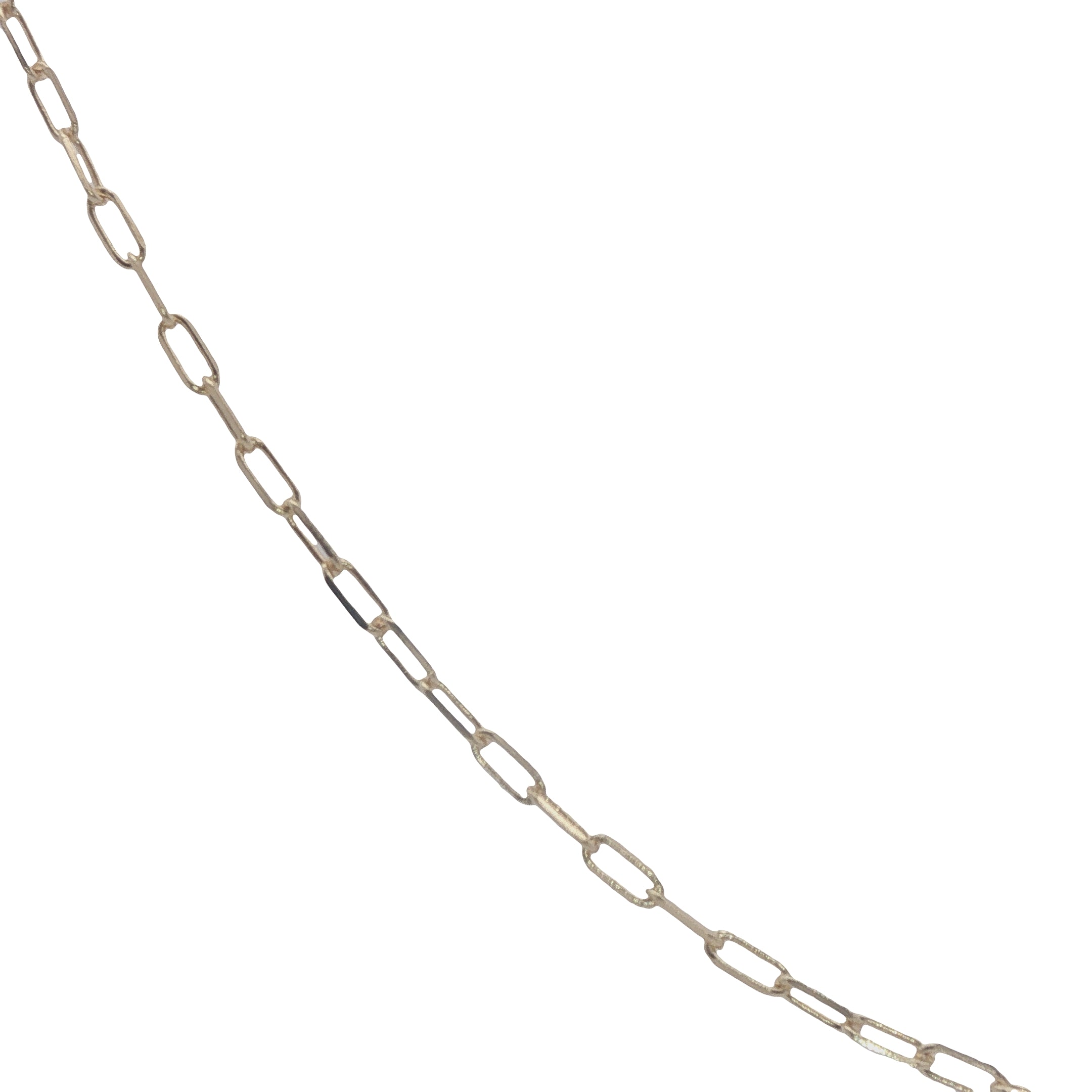 Collier doré fine maille rectangle