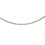 Collier doré maille boules 42 cm