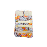 Purple and flower jewelry pouch