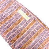 PINK AND ORANGE BLOCK PRINT POUCH