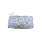 Petite pochette lilas à fleurs blanches