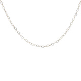 Collier doré maille coeurs entrelacés 38 cm