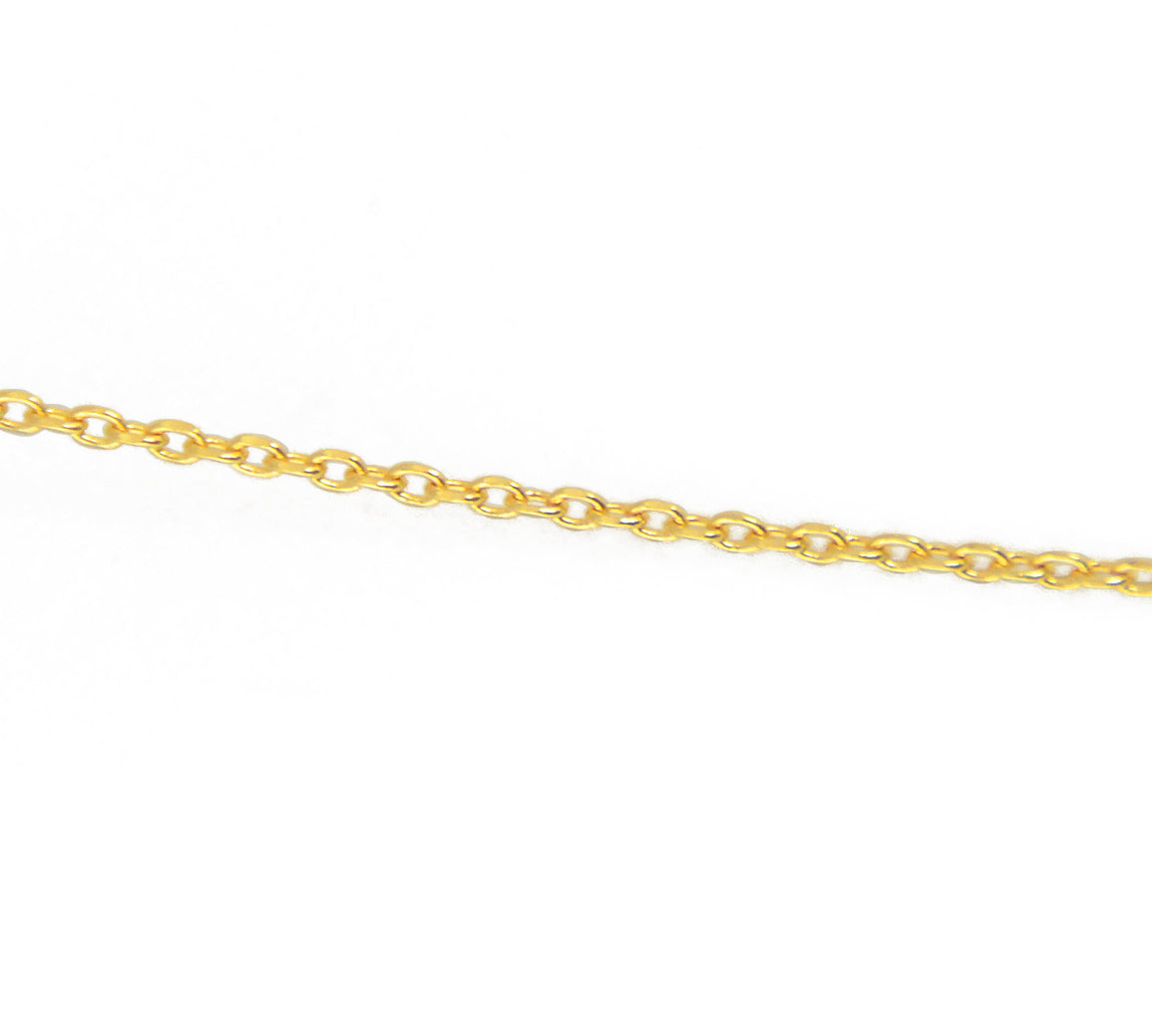 Collier doré forcat limée 1,35 mm