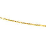 Collier doré maille vénitienne limée