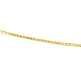 Collier doré maille vénitienne limée