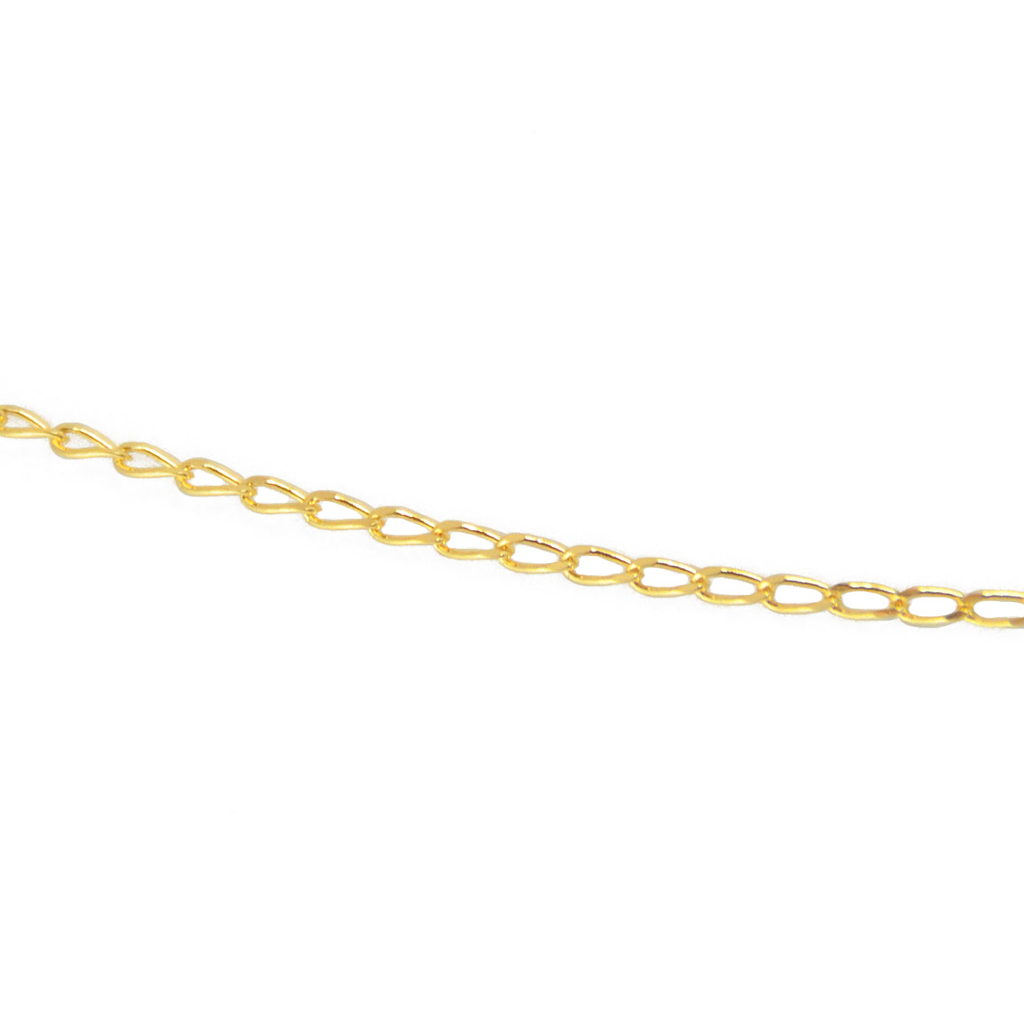 Collier doré maille Cheval quatre faces