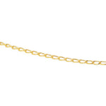 Collier doré maille Cheval quatre faces