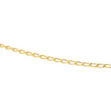 Collier doré maille Cheval quatre faces