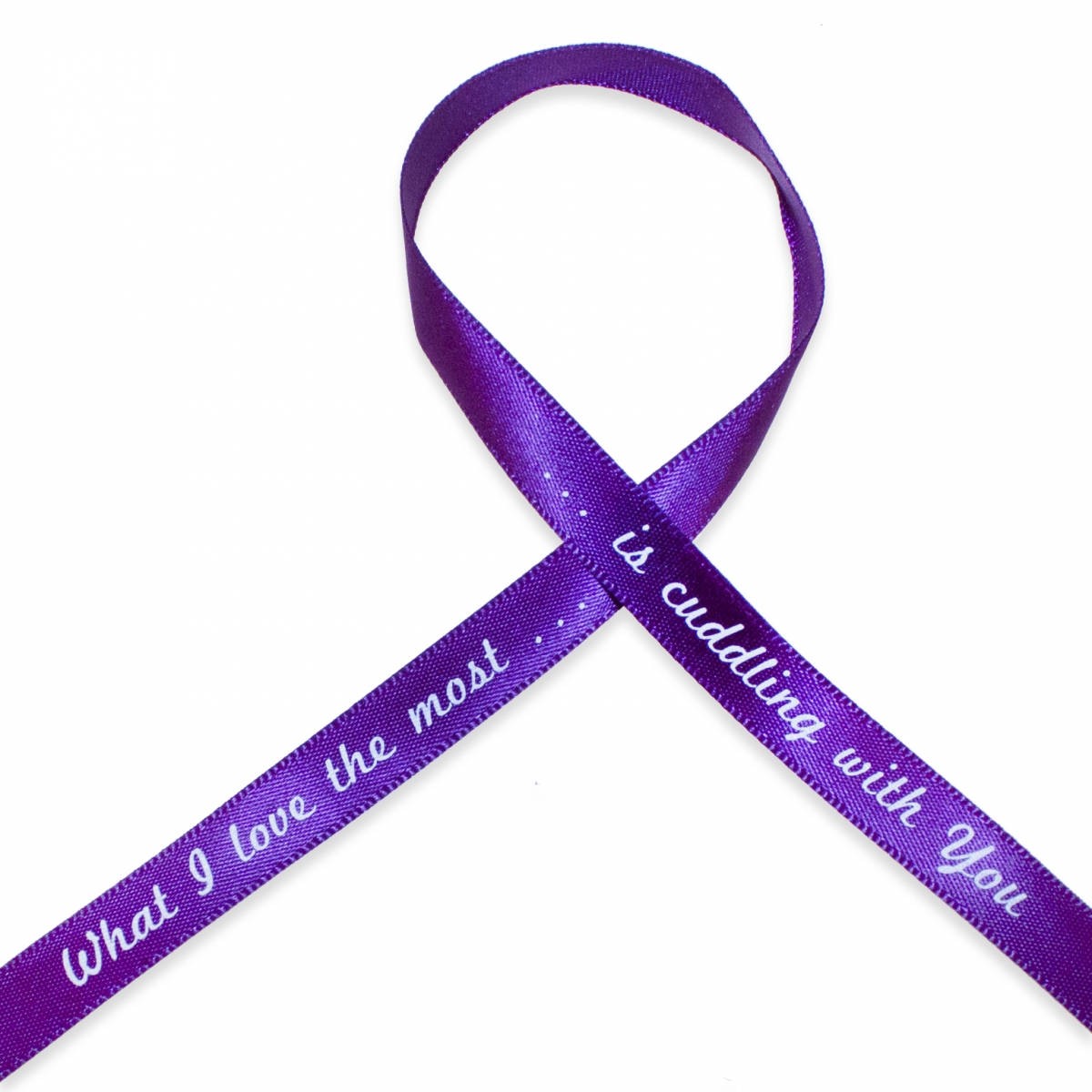 what i love the most is cuddling with you - Bracelet Satin