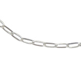 Bracelet argent maille rectangle