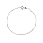 Bracelet argent maille rectangle
