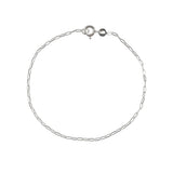 Bracelet argent maille rectangle