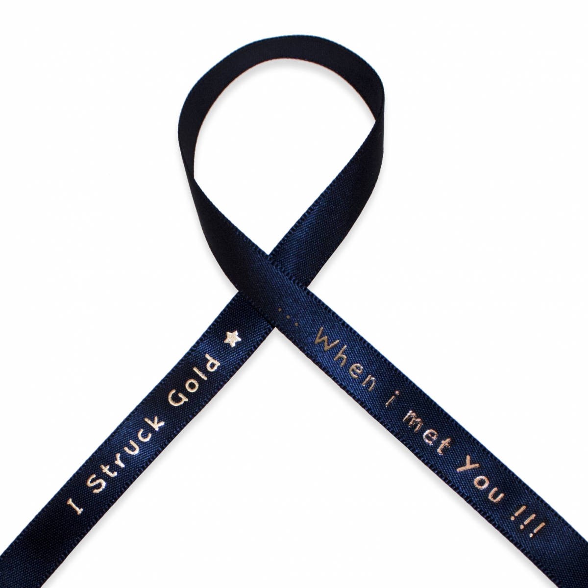 i struck gold when i met you!!! - Bracelet Satin