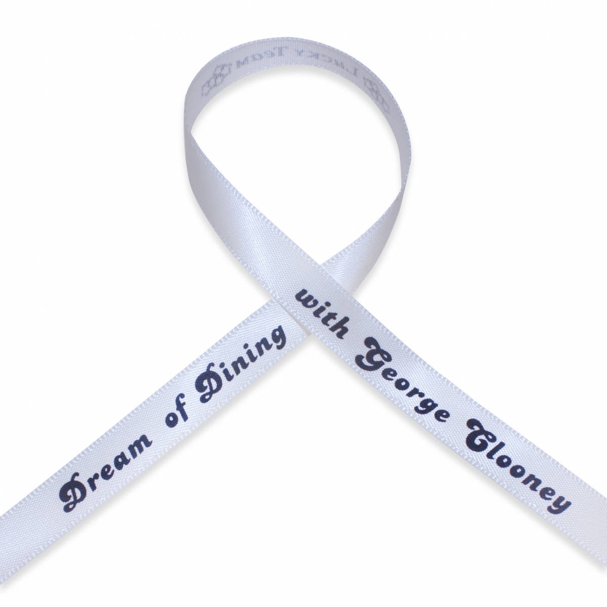 dream of dining with george clooney - Bracelet Satin