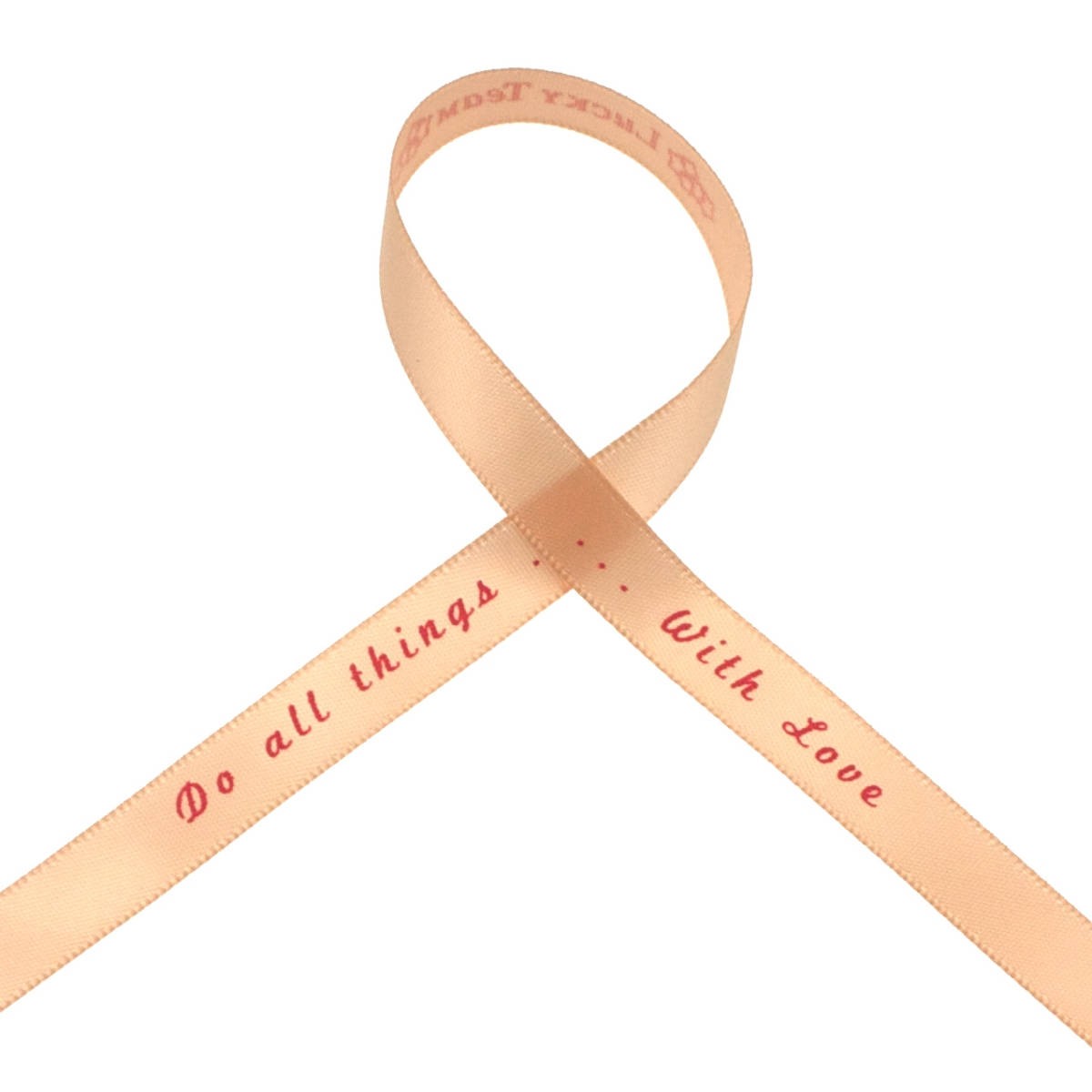 do all things with love - Bracelet Satin