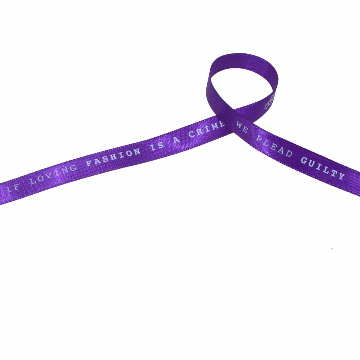 if loving fashion is a crime - Bracelet Satin