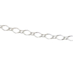 Collier argent maille figaro alterné 2 faces