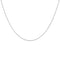 Collier argent maille boule - 42CM