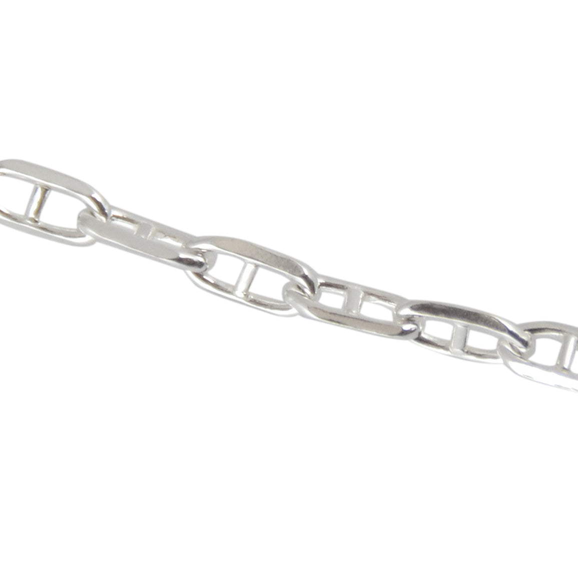 Collier argent maille marine