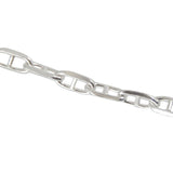 Collier argent maille marine