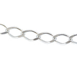 Collier argent maille rombo