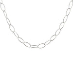 Collier argent maille ovale - 42CM