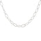 Collier argent maille ovale - 42CM