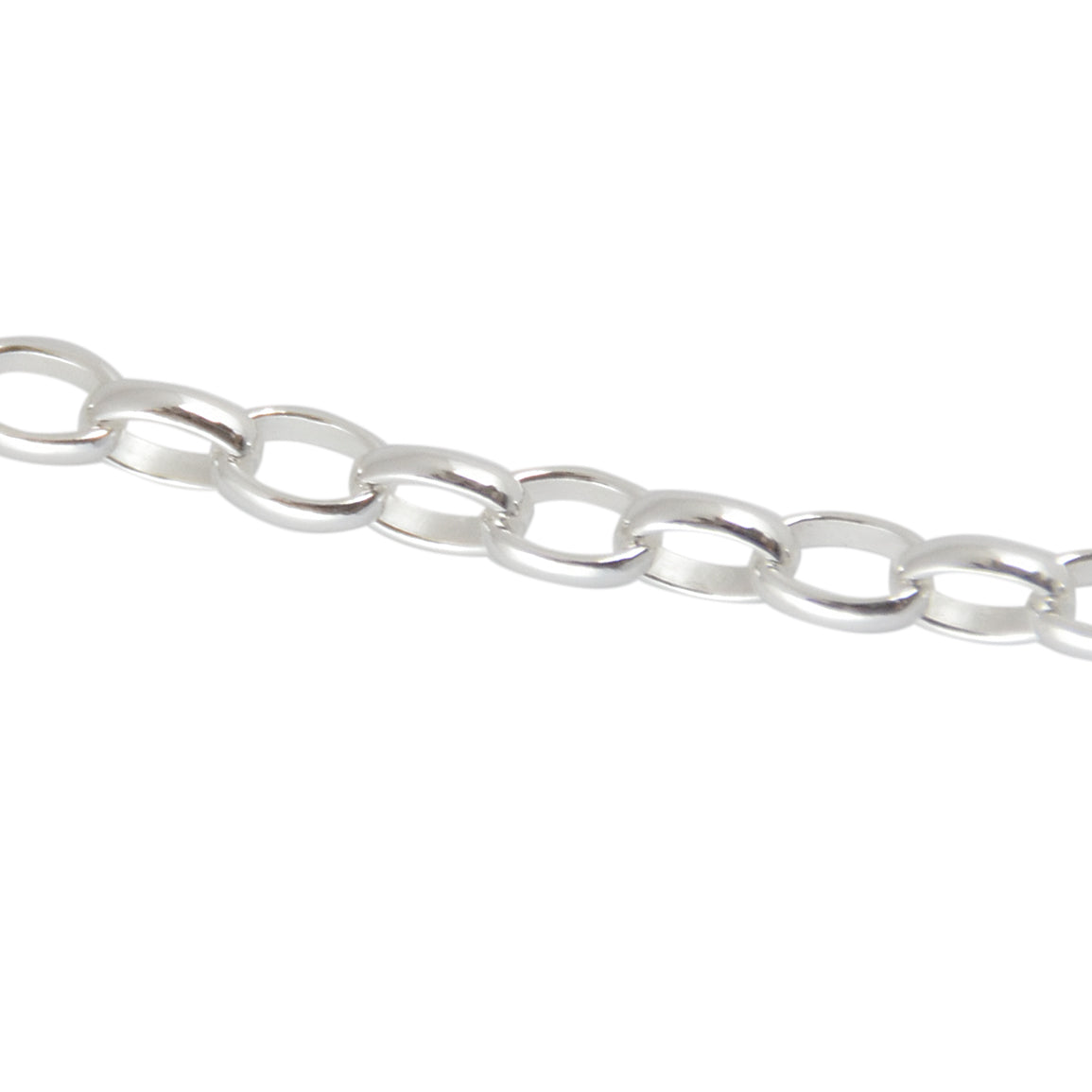 Collier argent maille jaseron ronde