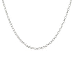 Collier argent maille jaseron ronde - 42CM